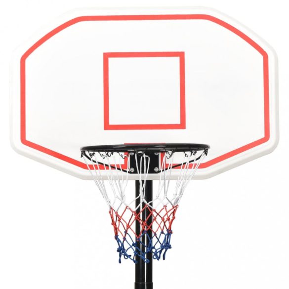 fehér polietilén kosárlabda állvány 258-363 cm