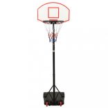 fehér polietilén kosárlabda állvány 216-250 cm