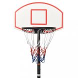 fehér polietilén kosárlabda állvány 216-250 cm