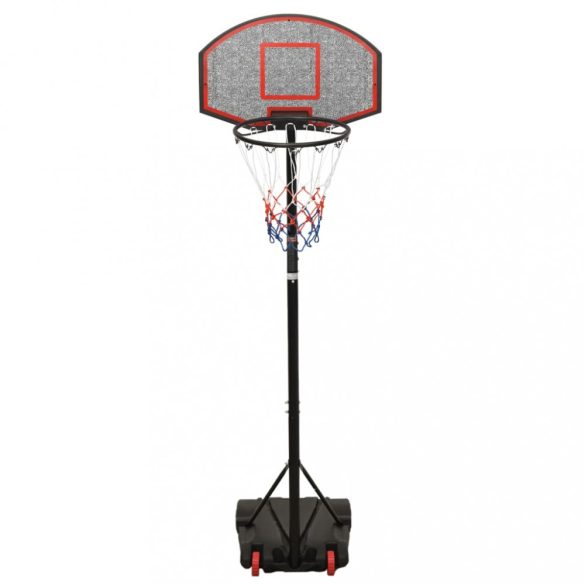 fekete polietilén kosárlabda állvány 216-250 cm