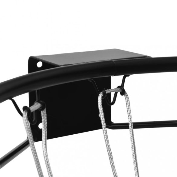 fekete acél kosárlabda gyűrű 45 cm