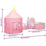 rózsaszín gyerekjátszósátor 301 x 120 x 128 cm