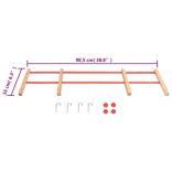 piros furnérlemez szánkóháttámla