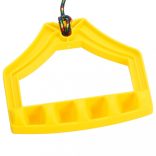 piros polipropilén szánkó üléssel és kormánnyal 102,5x40x23 cm