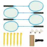 sárga és fekete PE szövet tollaslabda háló 600 x 155 cm