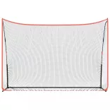 fekete és piros poliészter golf gyakorlóháló 305 x 91 x 213 cm