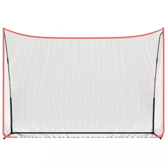 fekete és piros poliészter golf gyakorlóháló 305 x 91 x 213 cm