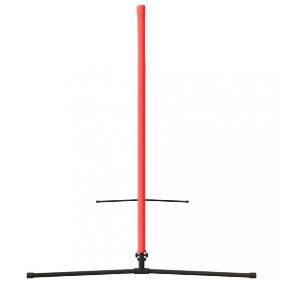 fekete és piros poliészter teniszháló 300x100x87 cm