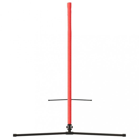 fekete és piros poliészter teniszháló 400 x 100 x 87 cm