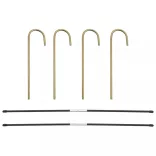 poliészter hálós futballkapu céltáblával 120 x 80 x 80 cm