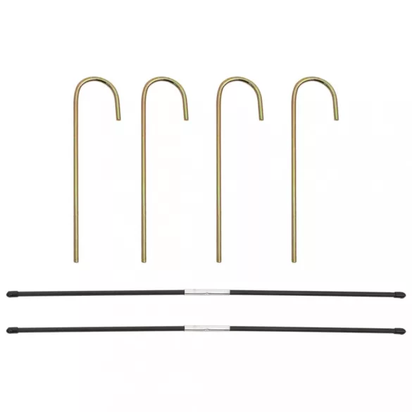 poliészter hálós futballkapu céltáblával 120 x 80 x 80 cm