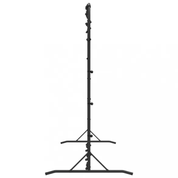 fekete HDPE foci-visszapattanó háló 366 x 90 x 183 cm