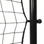 fekete HDPE foci-visszapattanó háló 366 x 90 x 183 cm