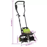 hatpengés kerti elektromos kapálógép 1500 W