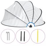 kerek PVC medencekupola 315 x 158 cm