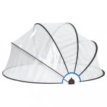 kerek PVC medencekupola 315 x 158 cm
