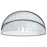 kerek PVC medencekupola 315 x 158 cm