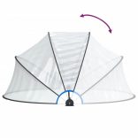 kerek PVC medencekupola 315 x 158 cm