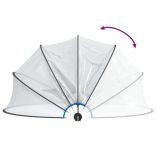 kerek PVC medencekupola 406x203 cm