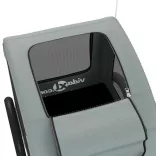 szürke oxford szövet és vas kisállatszállító utánfutó