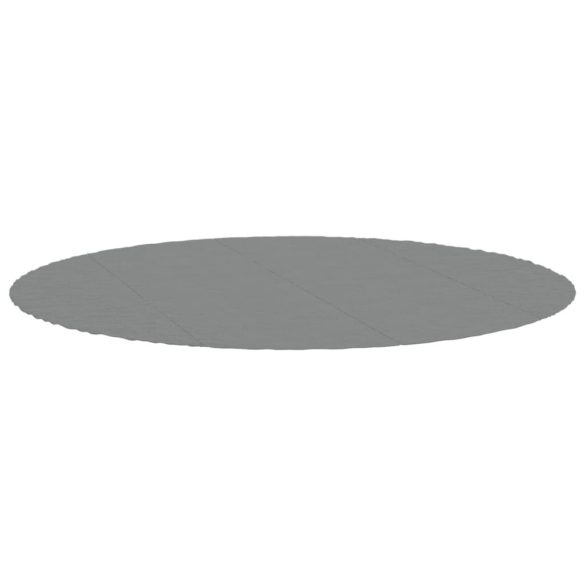 világosszürke poliészter geotextília medencealátét Ø 458 cm