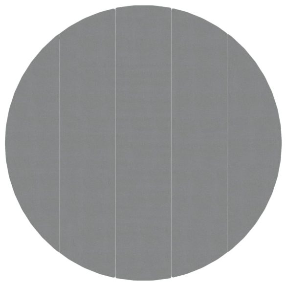 világosszürke poliészter geotextília medencealátét Ø 550 cm