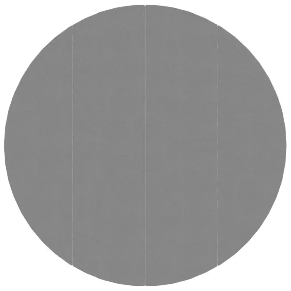 világosszürke poliészter geotextília medencealátét Ø 428 cm