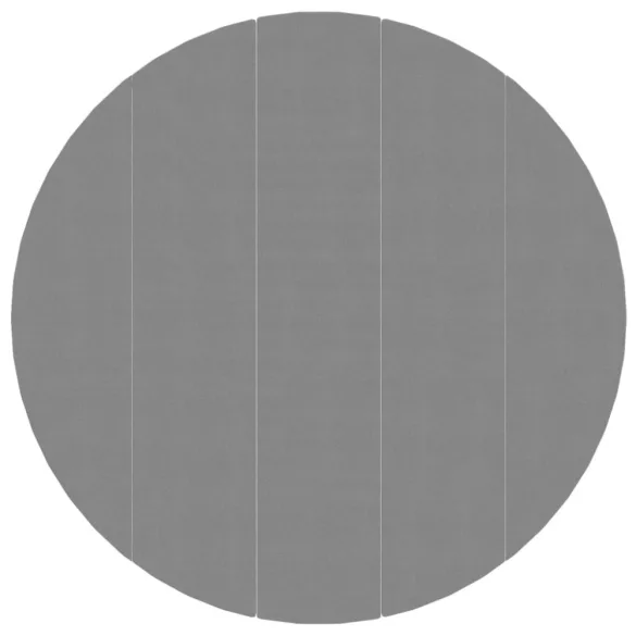 világosszürke poliészter geotextília medencealátét Ø 550 cm