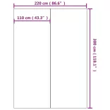 világosszürke poliészter geotextília medencealátét 300 x 220 cm