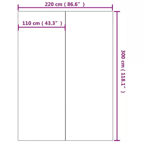 világosszürke poliészter geotextília medencealátét 300 x 220 cm