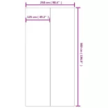 világosszürke poliészter geotextília medencealátét 500 x 250 cm