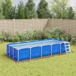   világosszürke poliészter geotextília medencealátét 550 x 280 cm