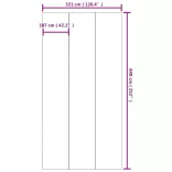 világosszürke poliészter geotextília medencealátét 640 x 321 cm