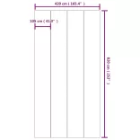 világosszürke poliészter geotextília medencealátét 820 x 420 cm