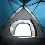 4 személyes kék vízálló kupolás kempingsátor