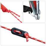 4 személyes kék vízálló kupolás kempingsátor