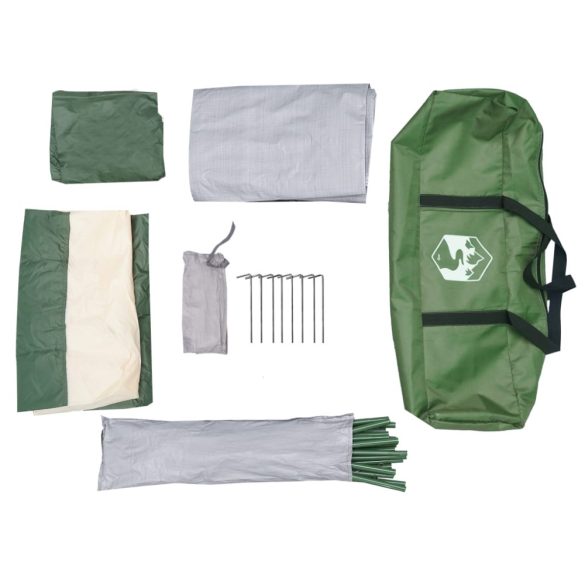 zöld vízálló WC sátor