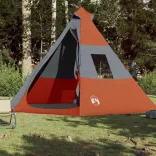 7 személyes narancssárga vízálló tipi kempingsátor