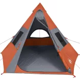 7 személyes narancssárga vízálló tipi kempingsátor