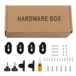 szürke háromágú bimini tető 183 x 196 x 137 cm