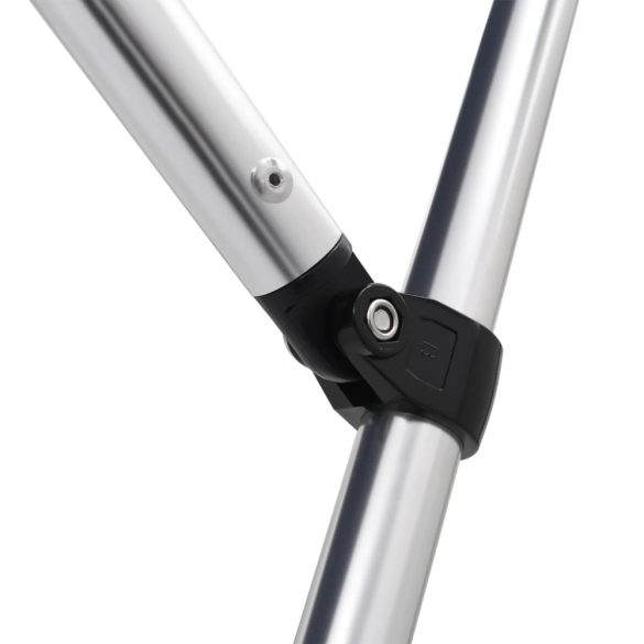 fekete négyágú bimini tető 243 x 210 x 137 cm