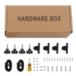 fekete négyágú bimini tető 243 x 244 x 137 cm