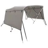 háromágú bimini tető oldalfalakkal 183 x (137-152) x 137 cm