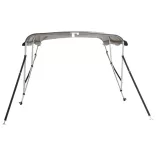 háromágú bimini tető oldalfalakkal 183 x (137-152) x 137 cm