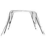 négyágú bimini tető oldalfalakkal 243 x (170-182) x 137 cm