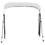 négyágú bimini tető oldalfalakkal 243 x (185-198) x 137 cm