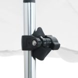 fehér T-alakú árnyékolóhosszabbító 170 x 170 x (115-183) cm