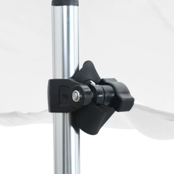 fehér T-alakú árnyékolóhosszabbító 170 x 170 x (115-183) cm