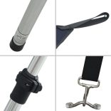 kék T-alakú árnyékolóhosszabbító 170 x 170 x (115-183) cm